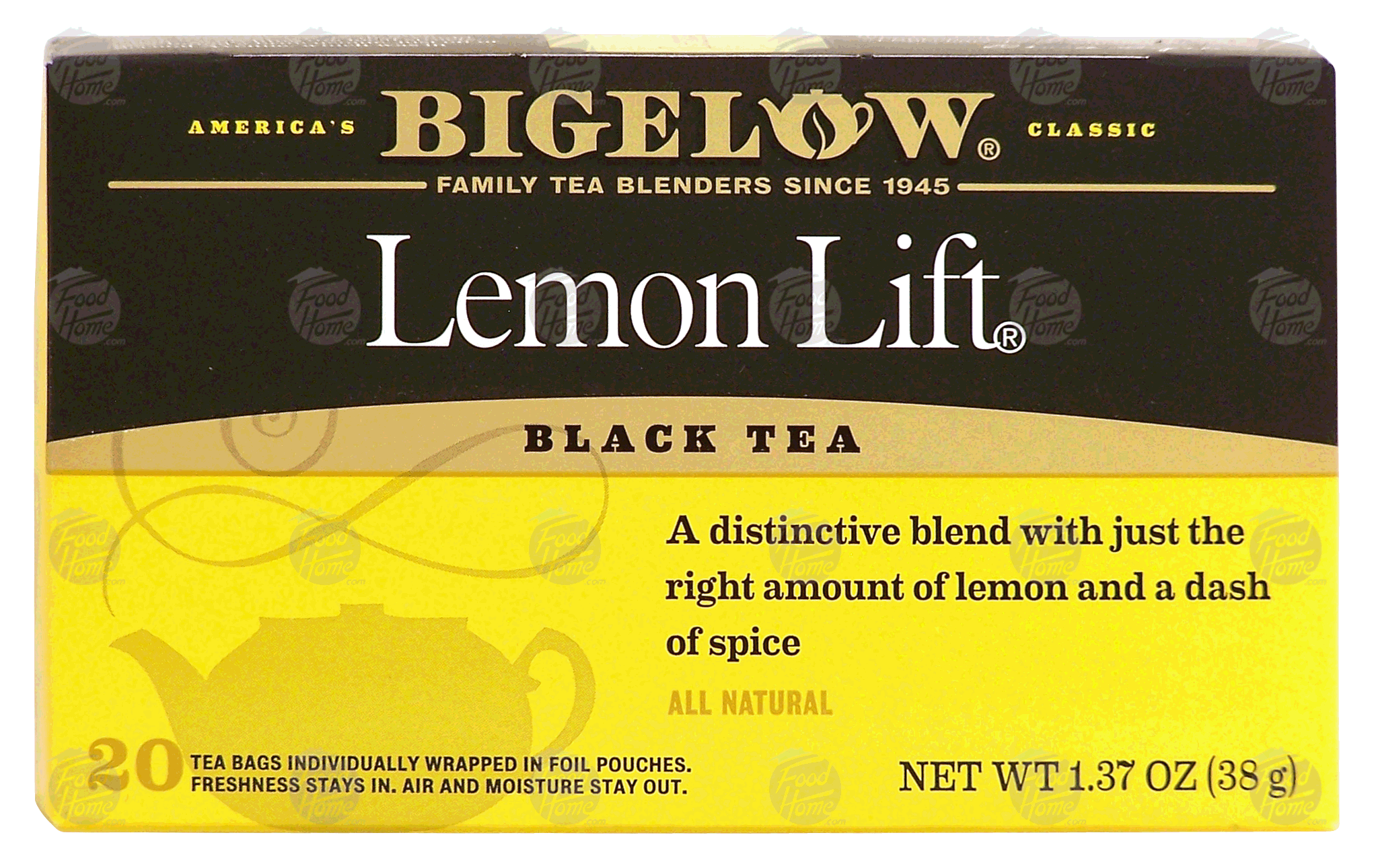 Bigelow Lemon Lift black tea, all natural Full-Size Picture